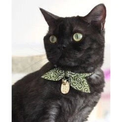 Necoichi Ninja Cotton Breakaway Cat Collar With Bell -Pawfect Care 137025 PT6. AC SS1800 V1506717148