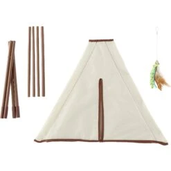 SmartyKat Kitty Camp TeePee Cat Toy -Pawfect Care 137500 PT4. AC SS1800 V1525718372