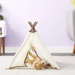 SmartyKat Kitty Camp TeePee Cat Toy -Pawfect Care 137500 PT5. AC SS1800 V1527258279