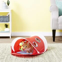 Hartz Just For Cats Peek & Play Pop-Up Tent Cat Toy -Pawfect Care 139103 PT2. AC SS1800 V1589230874