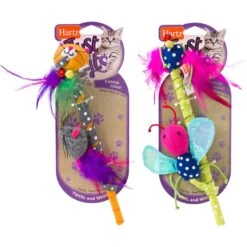 Hartz Just For Cats Twirl & Whirl Cat Wand Toy With Catnip, Color Varies -Pawfect Care 139109 PT7. AC SS1800 V1589230974