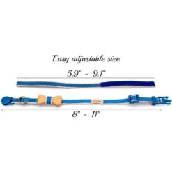 Pettsie Bow Tie Cotton Breakaway Cat Collar With Friendship Bracelet -Pawfect Care 139113 PT2. AC SS1800 V1507065030