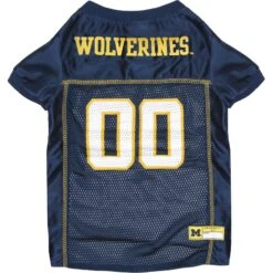 Pets First NCAA Dog & Cat Jersey, Michigan Wolverines -Pawfect Care 142152 PT7. AC SS1800 V1565115776