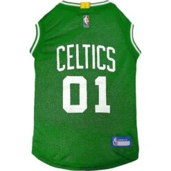 Pets First NBA Dog & Cat Mesh Jersey, Boston Celtics -Pawfect Care 142223 PT7. AC SS1800 V1574200375