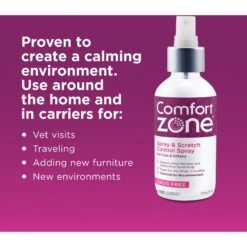 Comfort Zone Spray & Scratch Control Calming Spray For Cats -Pawfect Care 143077 PT3. AC SS1800 V1688391735