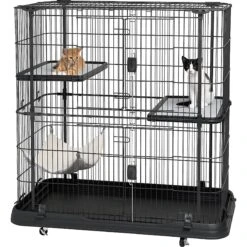 Prevue Pet Products Deluxe Cat Cage Playpen -Pawfect Care 143768 PT8. AC SS1800 V1521058468