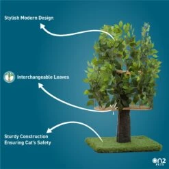 On2Pets 48-in Medium Square Modern Cat Tree 14 On2Pets 48-in Medium Square Modern Cat Tree -Pawfect Care 145316 PT3. AC SS1800 V1671030332