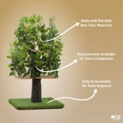 On2Pets 48-in Medium Square Modern Cat Tree 15 On2Pets 48-in Medium Square Modern Cat Tree -Pawfect Care 145316 PT4. AC SS1800 V1671027757