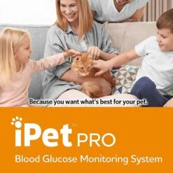 IPet PRO Blood Glucose Monitoring System Starter Kit For Dogs & Cats -Pawfect Care 146739 PT5. AC SS1800 V1631714793