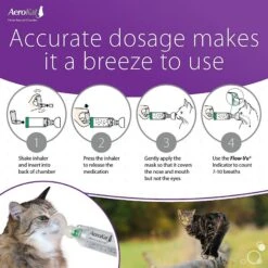 Trudell Medical International AeroKat Cat Asthma Aerosol Chamber -Pawfect Care 149127 PT4. AC SS1800 V1526932315