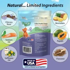 Emerald Pet Hairball Support Grain-Free Cat Soft Chews -Pawfect Care 151498 PT6. AC SS1800 V1667598746