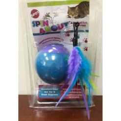 Ethical Pet Spin About Electronic Laser & Treat Dispenser Cat Toy, Color Varies -Pawfect Care 152184 PT2. AC SS1800 V1537366662