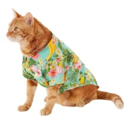 Frisco Pineapple Hawaiian Camp Dog & Cat Shirt -Pawfect Care 153596 PT2. AC SS1800 V1673304512