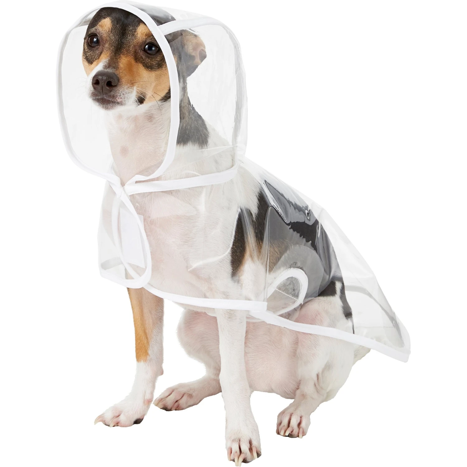 Frisco Lightweight Clear Vinyl Dog Raincoat 3 Frisco Lightweight Clear Vinyl Dog Raincoat