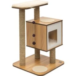 Vesper Base 32-in Modern Cat Tree & Condo -Pawfect Care 154196 PT2. AC SS1800 V1628003809