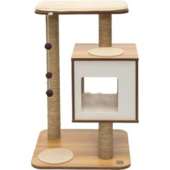 Vesper Base 32-in Modern Cat Tree & Condo -Pawfect Care 154196 PT3. AC SS1800 V1628004735