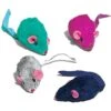 Ethical Pet Spot Rainbow Plush Rattling Mice Cat Toy With Catnip, Color Varies, 12-pack -Pawfect Care 154207 MAIN. AC SS1800 V1542403915
