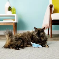 OurPets Play-N-Squeak Narwhal Cat Toy -Pawfect Care 155045 PT1. AC SS1800 V1558466240