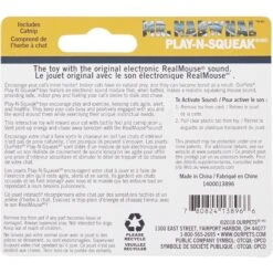 OurPets Play-N-Squeak Narwhal Cat Toy -Pawfect Care 155045 PT3. AC SS1800 V1558466248