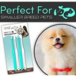 H&H Pets Cat & Small Dog Toothbrush -Pawfect Care 157150 PT3. AC SS1800 V1702056703