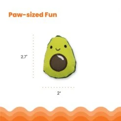Catstages Lil' Avocato Cat Toy With Catnip -Pawfect Care 158555 PT4. AC SS1800 V1636521274