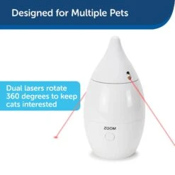 PetSafe Zoom Rotating Laser Cat Toy -Pawfect Care 159067 PT7. AC SS1800 V1599827475
