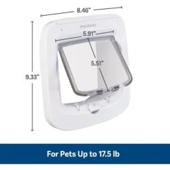 PetSafe 4-Way Locking Microchip Entry Cat Door -Pawfect Care 159086 PT5. AC SS1800 V1626450439