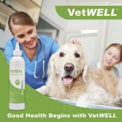 VetWELL EarWELL Otic Cleansing Solution With Aloe Cucumber Melon Scent Dog & Cat Ear Solution -Pawfect Care 159294 PT3. AC SS1800 V1552398492