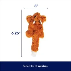 Frisco Squirrel Plush Cat Toy With Refillable Catnip -Pawfect Care 161271 PT1. AC SS1800 V1674080693