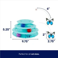 Frisco Butterfly Cat Tracks Cat Toy -Pawfect Care 161805 PT1. AC SS1800 V1674080695