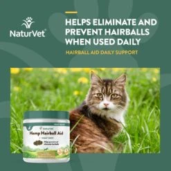 NaturVet Hemp Soft Chews Hairball Control Supplement For Cats -Pawfect Care 162212 PT3. AC SS1800 V1698694074