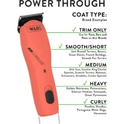Wahl KM Cordless 2-Speed Pet Hair Grooming Clipper -Pawfect Care 164131 PT6. AC SS1800 V1665780269