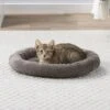 Frisco Self Warming Bolster Round Kitten Bed -Pawfect Care 165315 Main. AC SS1800 V1576690675