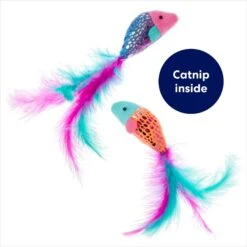 Frisco Sparkle Fish Plush Cat Toy With Catnip -Pawfect Care 166361 PT2. AC SS1800 V1686579217