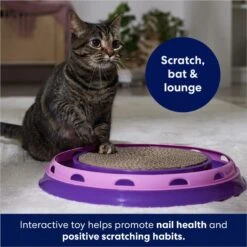 Frisco Scratch & Roll Scratcher Cat Toy With Catnip -Pawfect Care 166516 PT4. AC SS1800 V1686580077