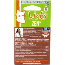 Licks Pill-Free ZEN Calming Cat Supplement -Pawfect Care 166695 PT1. AC SS1800 V1556224704