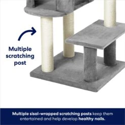 Frisco 48-in Heavy Duty Faux Fur Cat Tree & Condo -Pawfect Care 169399 PT3. AC SS1800 V1667229003