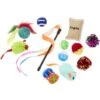 Frisco Plush, Teaser & Ball Variety Pack Cat Toy With Catnip -Pawfect Care 169686 Main. AC SS1800 V1573680776