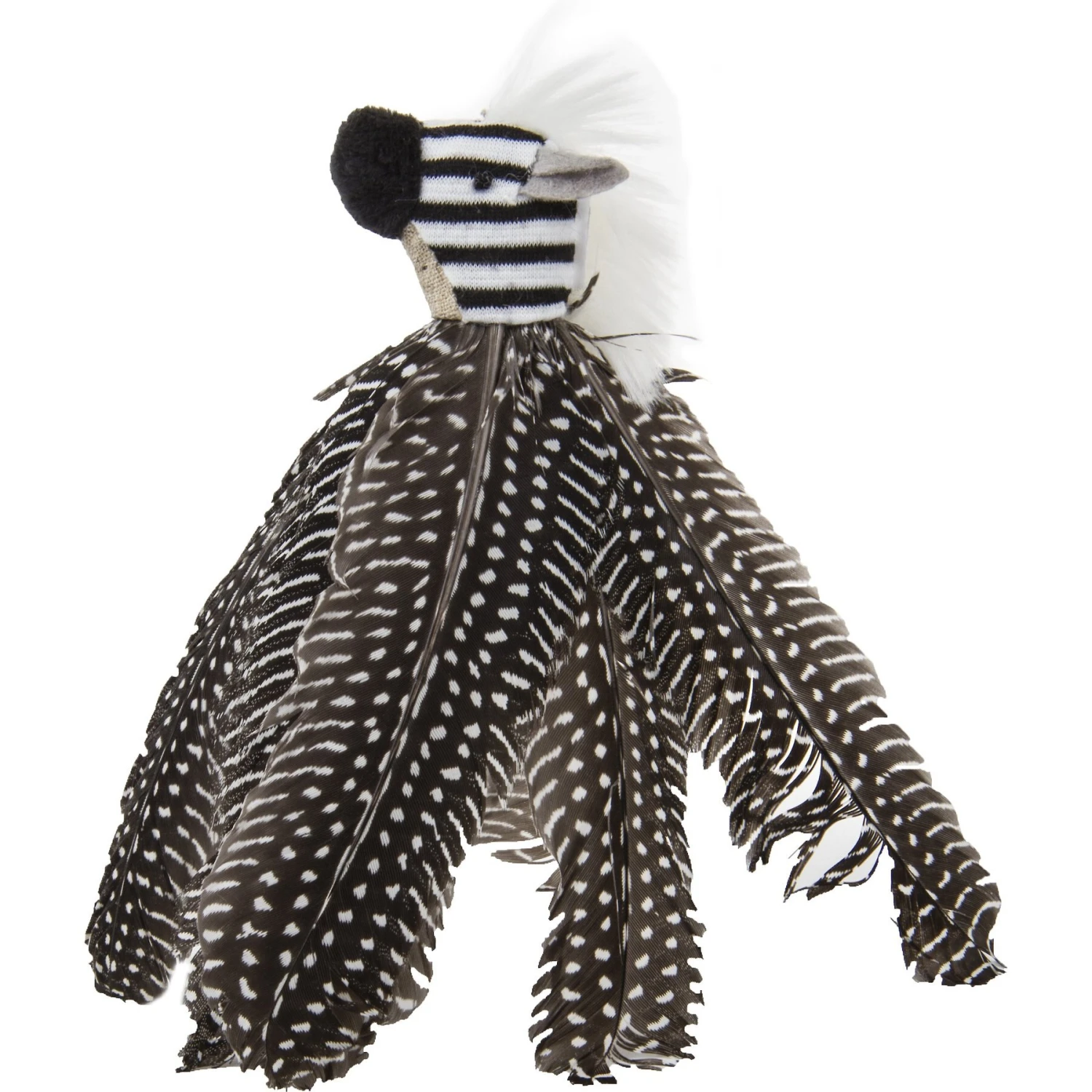 Petlinks HappyNip Safari Zippy Zebra Feathered Cat Toy With Catnip 3 Petlinks HappyNip Safari Zippy Zebra Feathered Cat Toy With Catnip