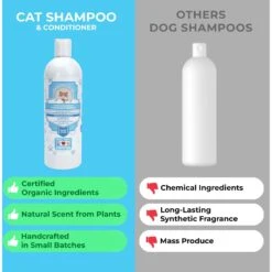 Pawtitas Organic Sheabutter & Oatmeal Cat Shampoo & Conditioner -Pawfect Care 173809 PT2. AC SS1800 V1682349469