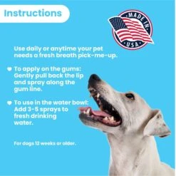 Pawtitas Fresh Mint Flavor Dog Dental Water Additive -Pawfect Care 173822 PT2. AC SS1800 V1558559884