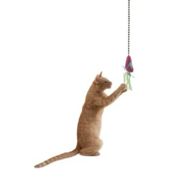 Fat Cat Catfisher Teasers Crawdaddy Wand Cat Toy -Pawfect Care 174923 PT2. AC SS1800 V1602297688