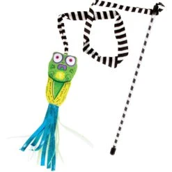 Fat Cat Catfisher Teasers Tadpole Wand Cat Toy