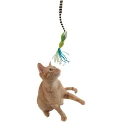 Fat Cat Catfisher Teasers Tadpole Wand Cat Toy -Pawfect Care 174925 PT2. AC SS1800 V1602307562