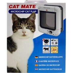 Cat Mate Microchip Cat Door -Pawfect Care 175514 PT7. AC SS1800 V1663712219