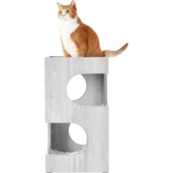 Frisco 28-in Modern Cat Tree & Condo -Pawfect Care 177899 PT4. AC SS1800 V1584453174
