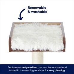 Frisco 62-in Modern Cat Tree & Condo -Pawfect Care 177901 PT4. AC SS1800 V1667227997