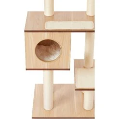 Frisco 47.5-in Modern Cat Tree & Condo -Pawfect Care 177904 PT2. AC SS1800 V1584452278