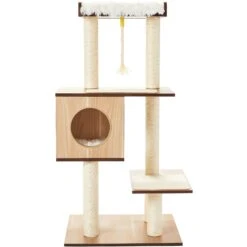Frisco 47.5-in Modern Cat Tree & Condo -Pawfect Care 177904 PT3. AC SS1800 V1584452582