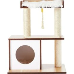 Frisco 28.5-in Modern Cat Tree & Condo -Pawfect Care 177907 PT3. AC SS1800 V1584452593